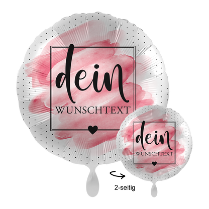 1 Ballon mit Text - Welcome to the World, Baby Girl!