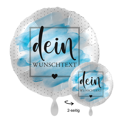 1 Ballon mit Text - Welcome to the World, Baby Boy!