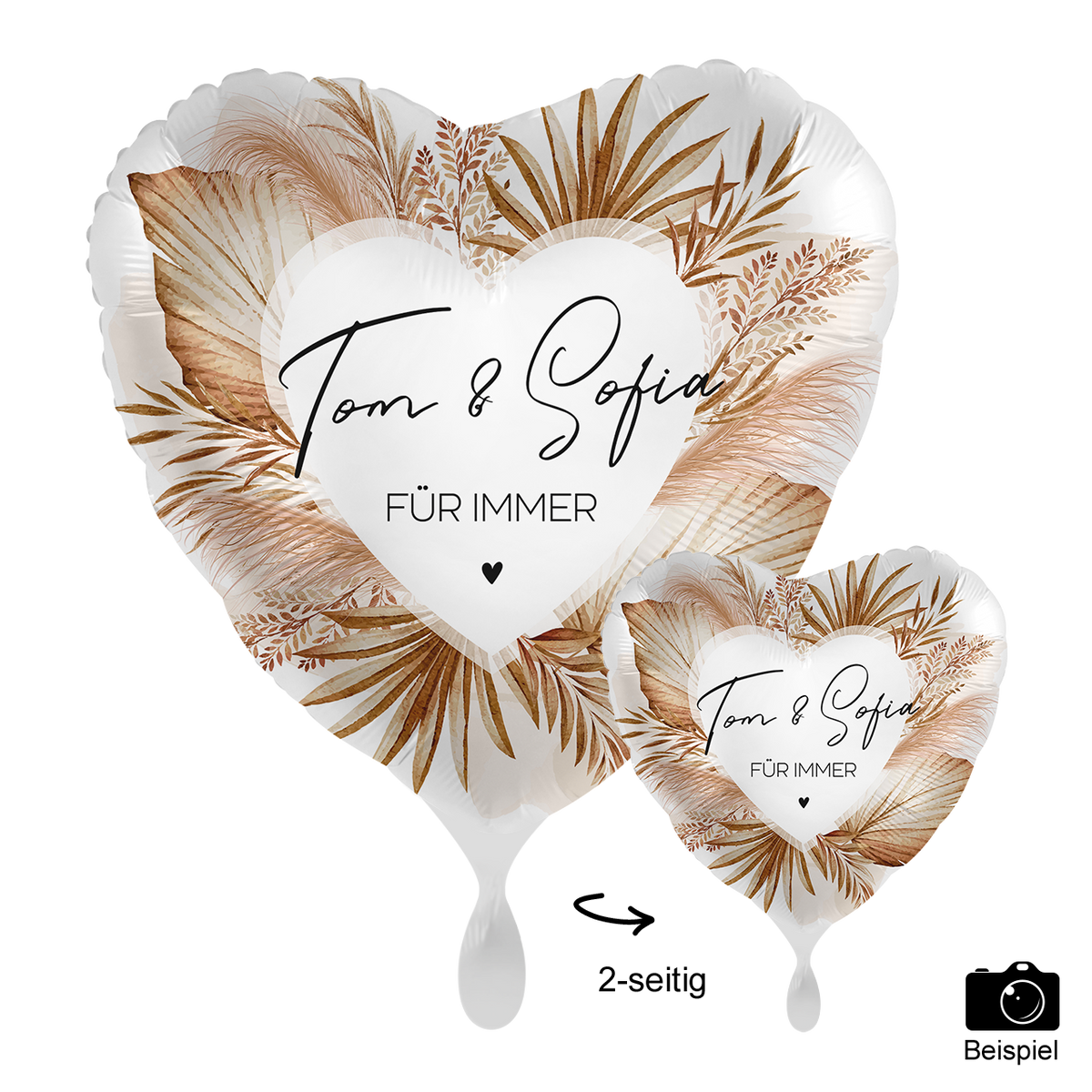1 Ballon mit Text - Boho Dream