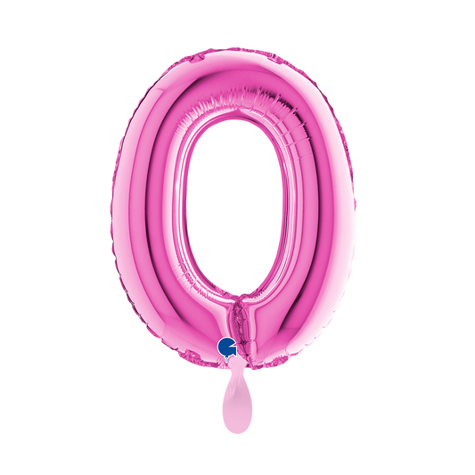 1 Ballon XS - Nummer 0 - Fuxia