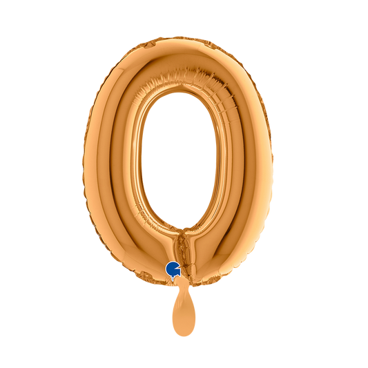 1 Ballon XS - Nummer 0 - Goud