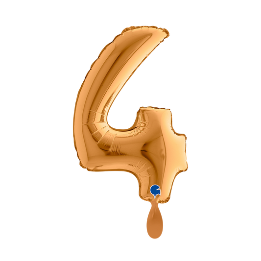 1 Ballon XS - Nummer 4 - Goud