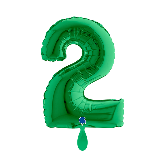 1 Ballon XS - Nummer 2 - Groen
