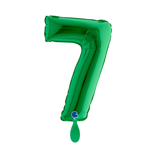 1 Ballon XS - Nummer 7 - Groen