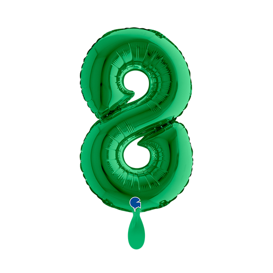 1 Ballon XS - Nummer 8 - Groen