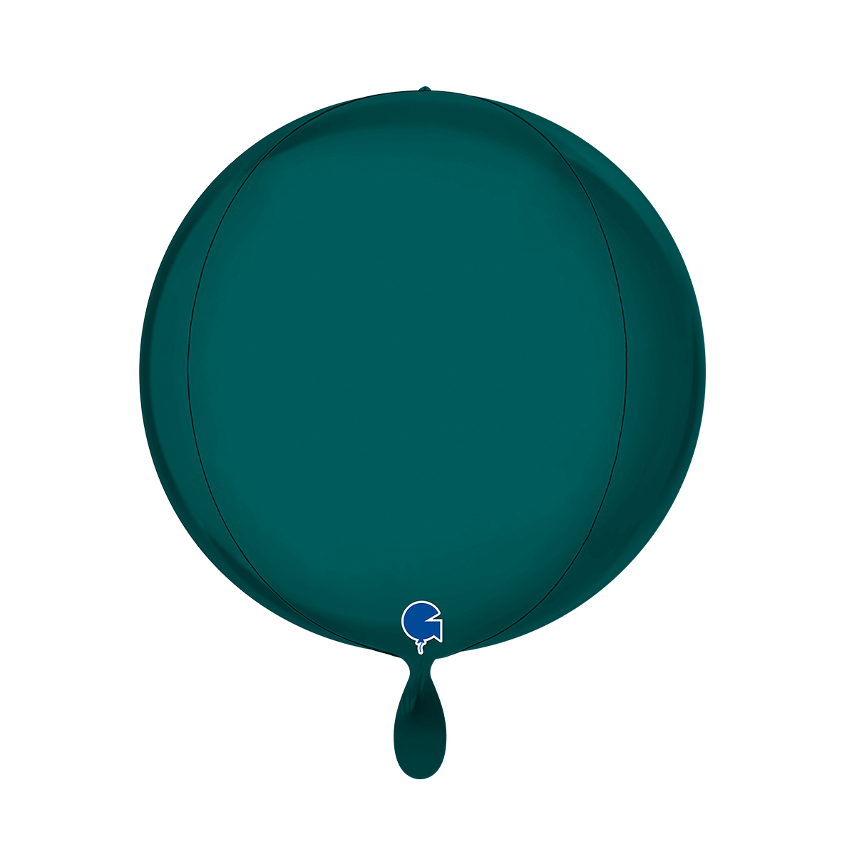 1 Ballon 4D - Globe - Satijn Smaragdgroen