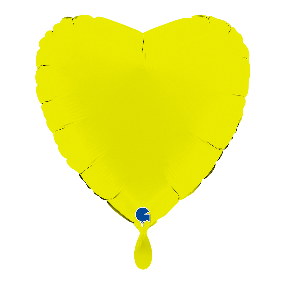 1 Ballon - Hart - Mat Limoengroen
