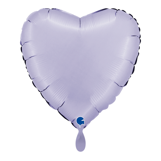 1 Ballon - Hart - Satijn Lila