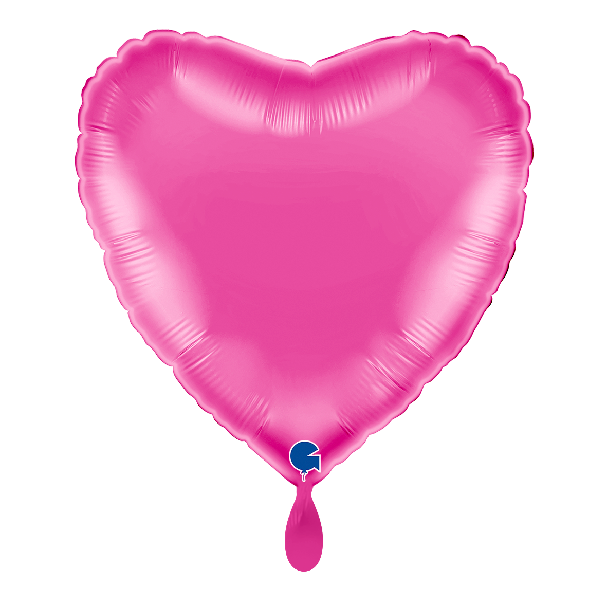 1 Ballon - Hart - Fuchsia