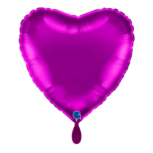 1 Ballon - Hart - Paars
