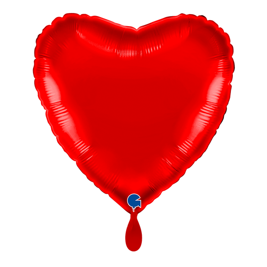 1 Ballon - Hart - Rood