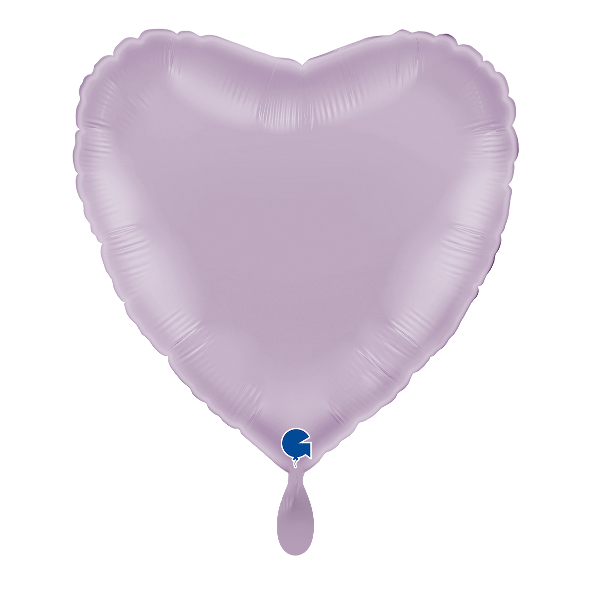 1 Ballon - Hart - Lila
