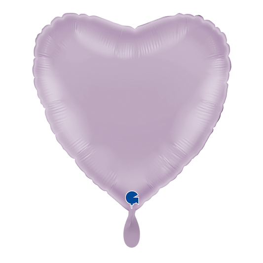 1 Ballon - Hart - Lila
