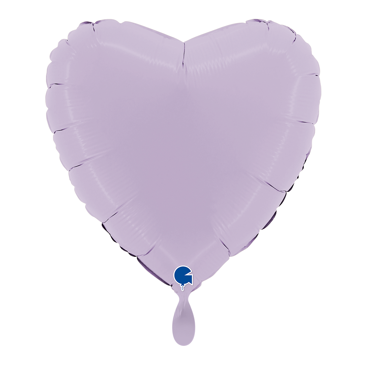 1 Ballon - Hart - Mat lila
