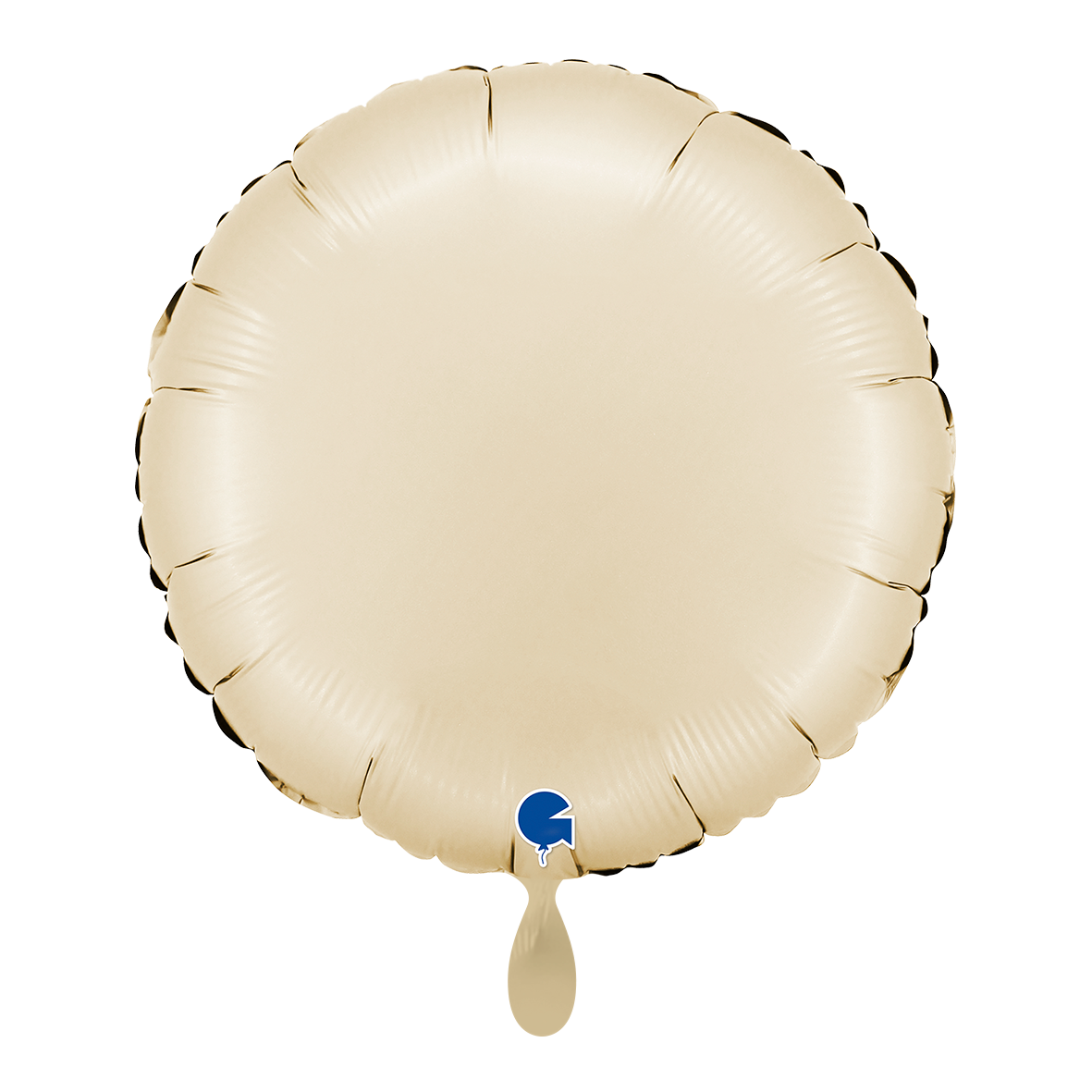 1 Ballon - Rond - Satijncrème