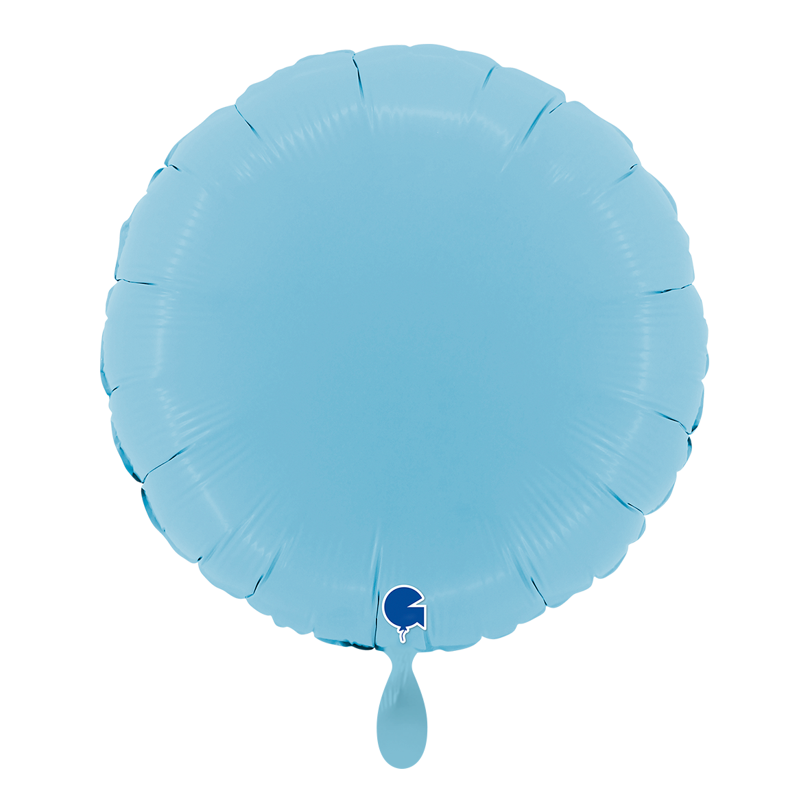 1 Ballon - Rond - Matblauw