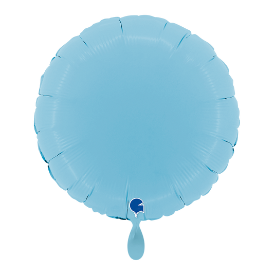 1 Ballon - Rond - Matblauw