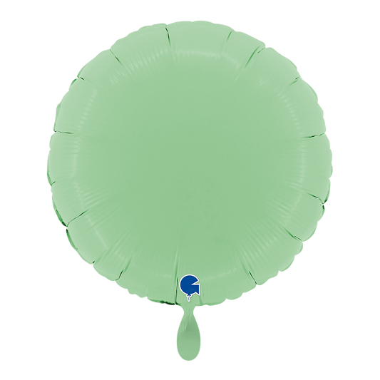 1 Ballon - Rond - Matgroen