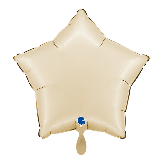 1 Ballon - Stern - Satin Cream