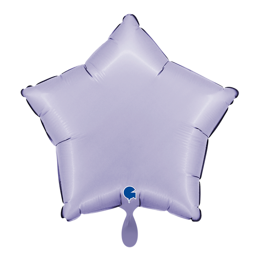 1 Ballon - Stern - Satinflieder