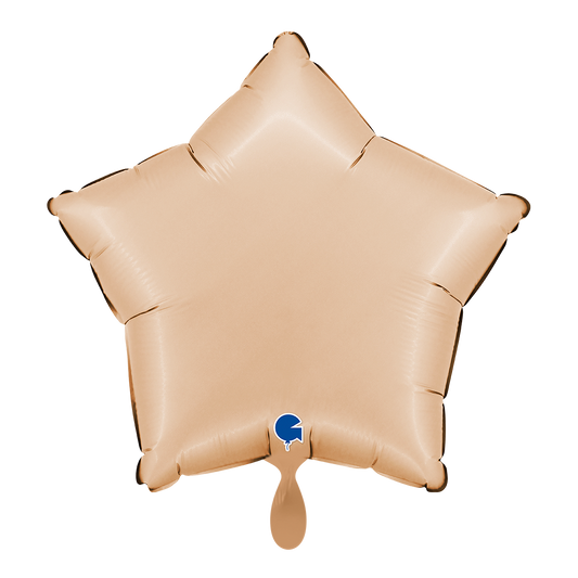 1 Ballon - Stern - Satin Nude