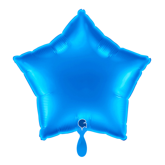 1 Ballon - Ster - Blauw