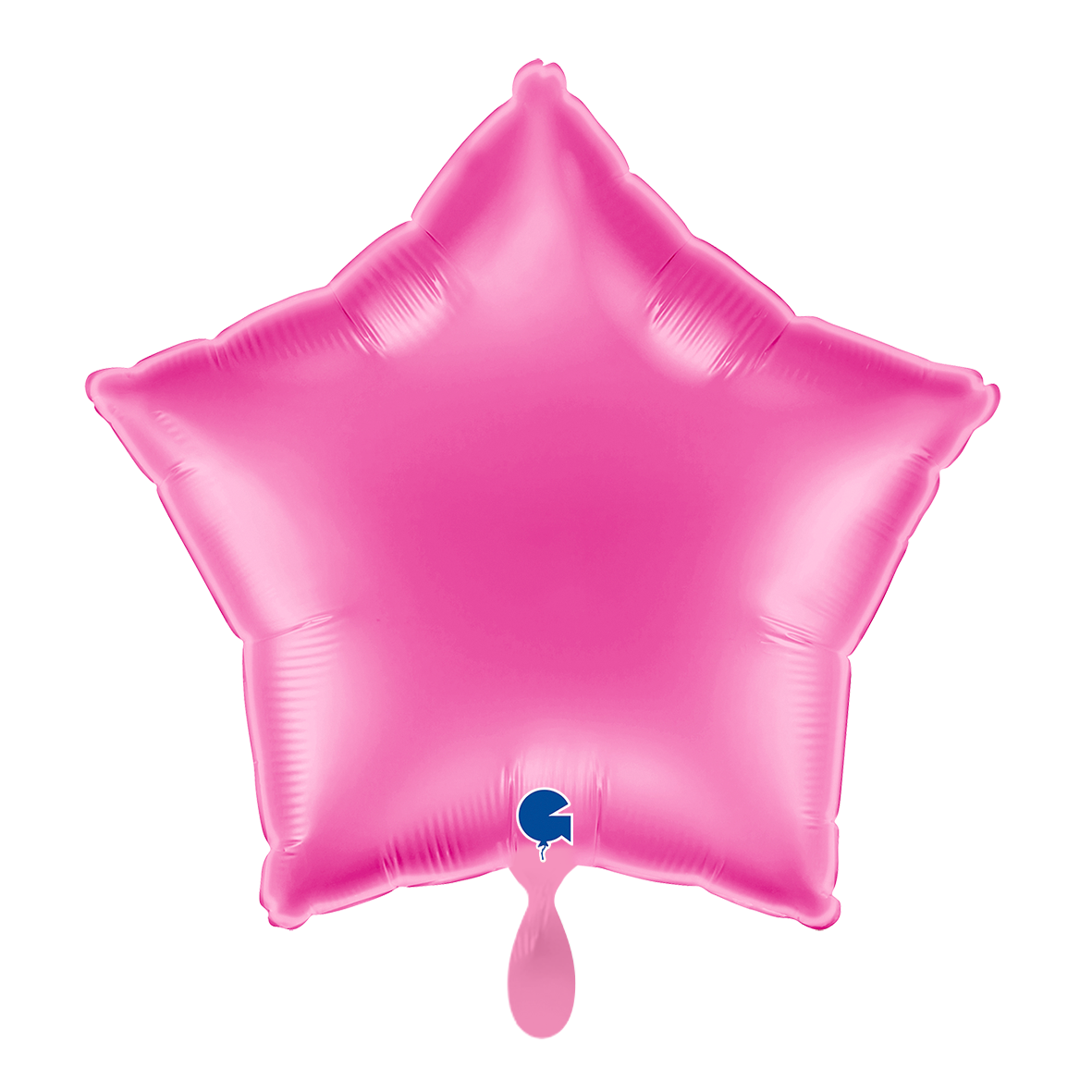 1 Ballon - Ster - Fuxia