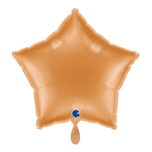 1 Ballon - Ster - Sunset Goud