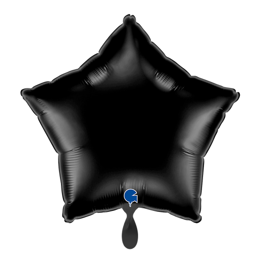 1 Ballon - Ster - Zwart