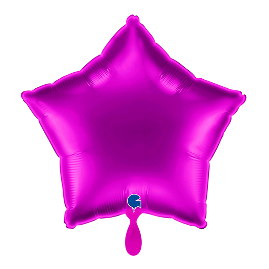 1 Ballon - Ster - Paars