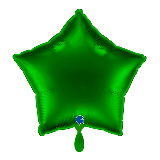 1 Ballon - Ster - Donkergroen