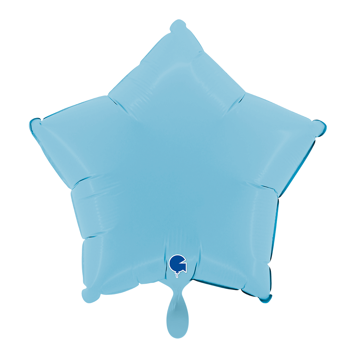 1 Ballon - Ster - Matblauw
