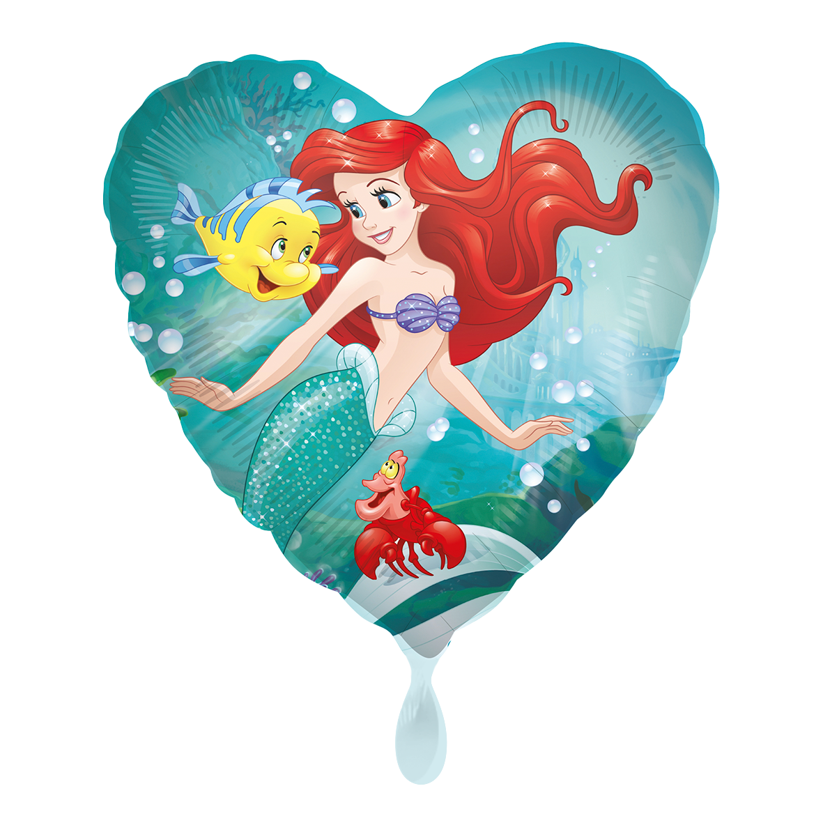 1 Ballon - Prinzessin Arielle