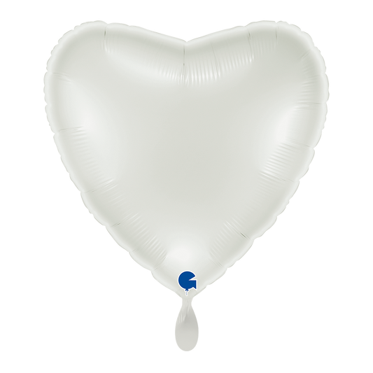 1 Ballon XL - Hart - Wit