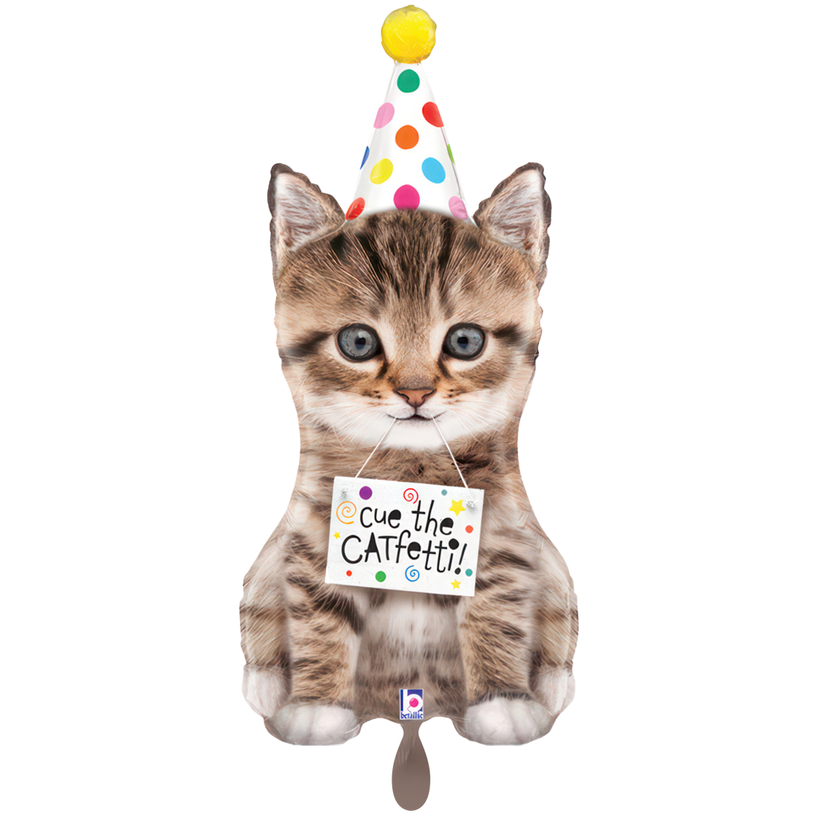 1 Ballon XXL - Cue The Catfetti Cat