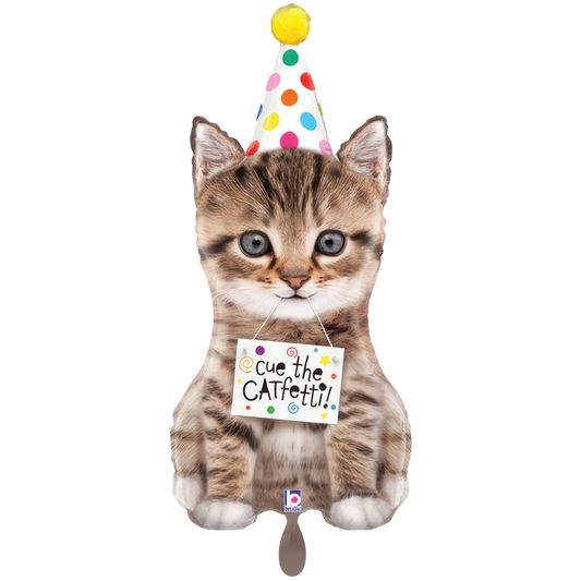 1 Ballon XXL - Cue The Catfetti Cat