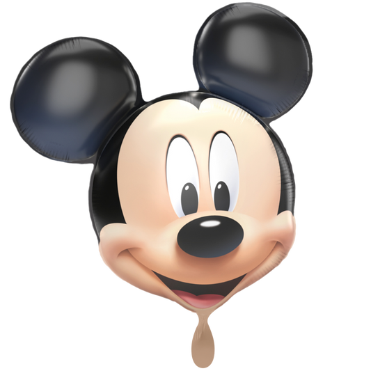 1 Ballon XXL - Mickey-gezicht