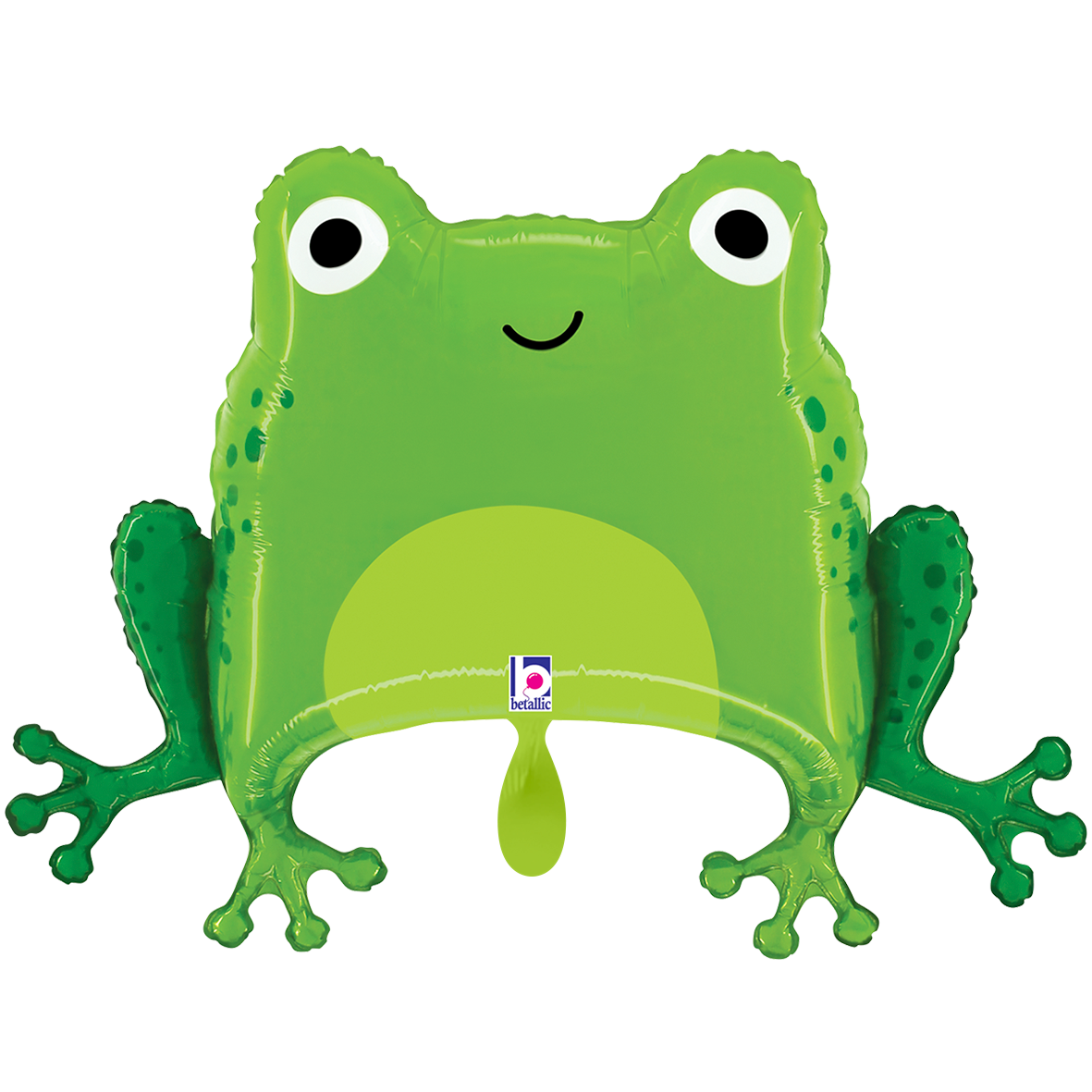 1 Ballon XXL - Groene kikker
