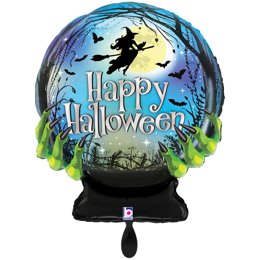 1 Ballon XXL - Spooky Halloween Crystal