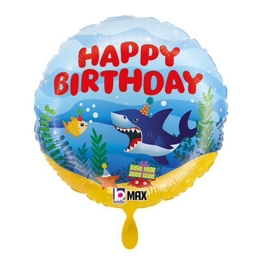 1 Ballon - Verjaardagsfeestje Oceaan