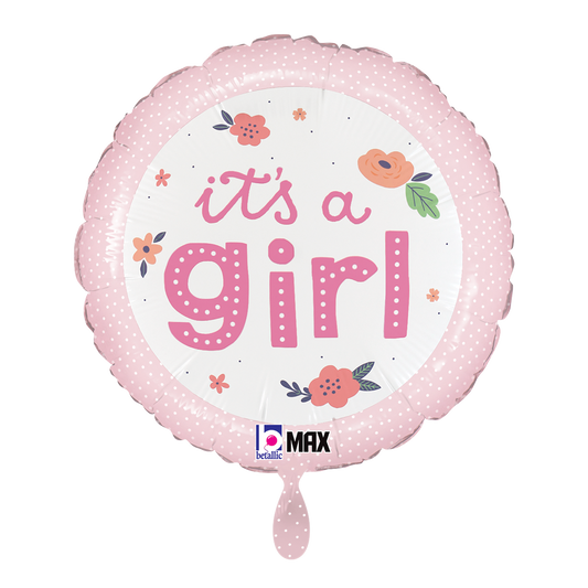 1 ballon - It's A Girl romper