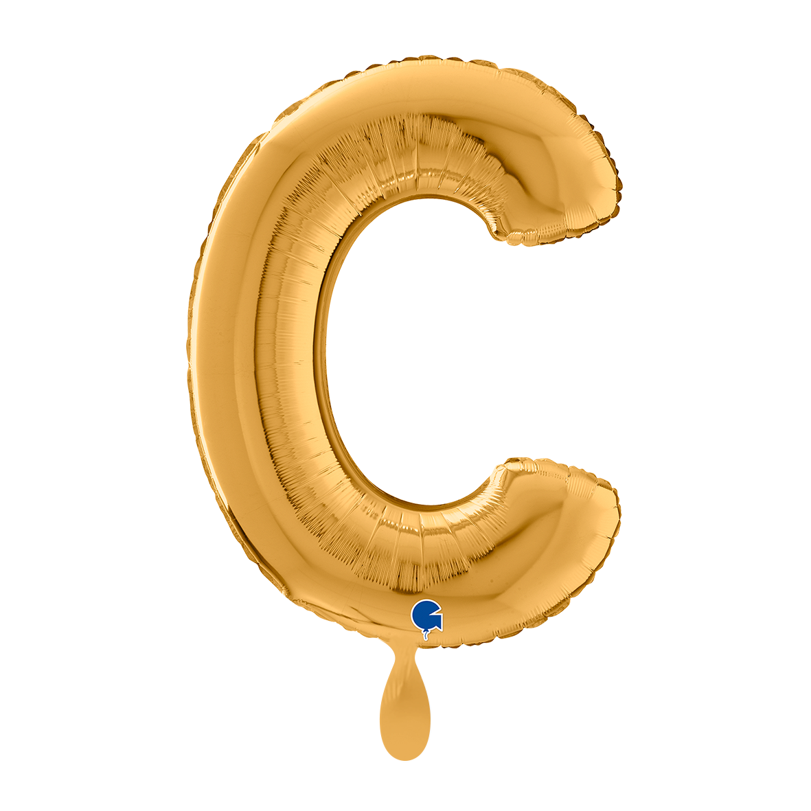 1 Ballon XL - Letter C - Goud