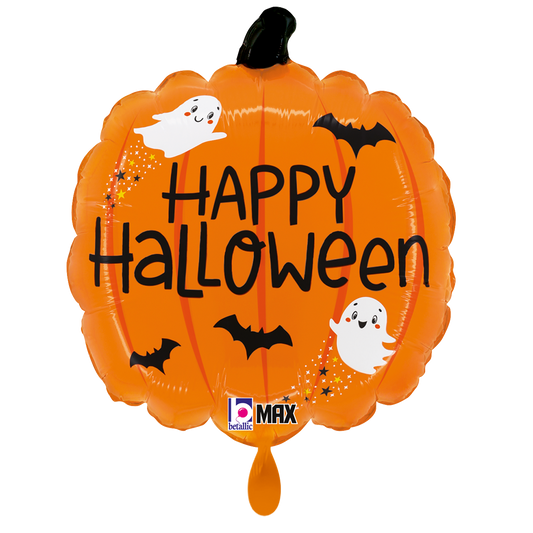 1 Ballon - Halloween pompoen