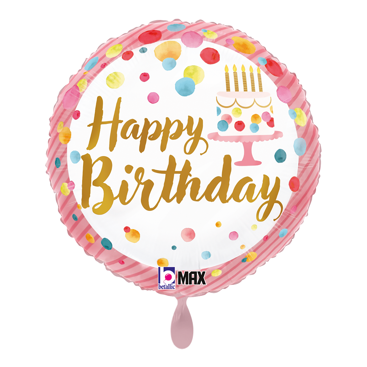 1 Ballon – Satin Geburtstag Pink Party