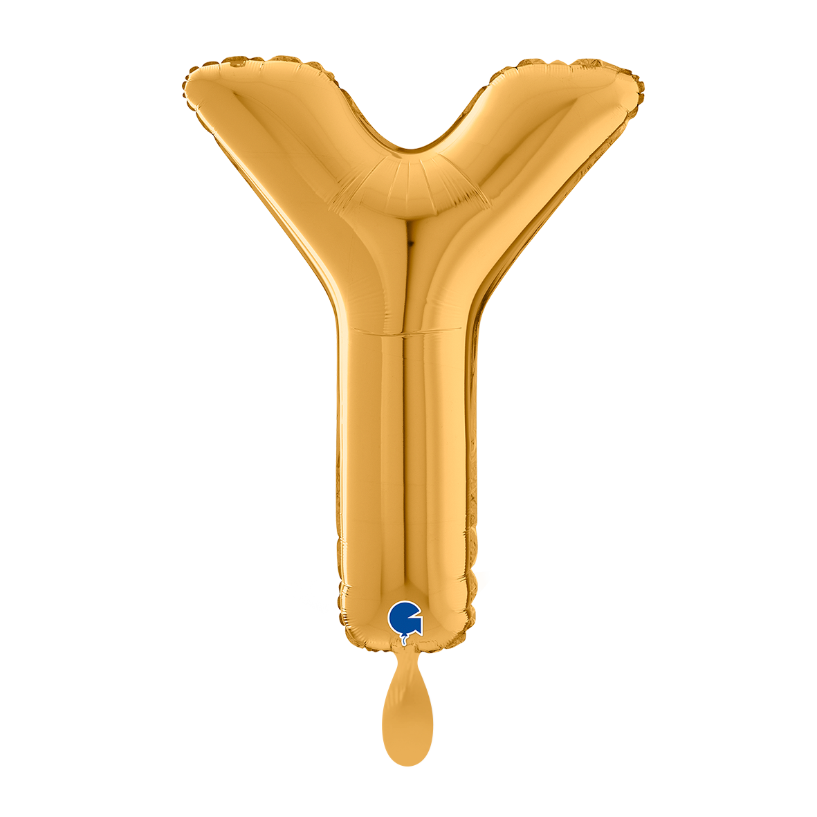 1 Ballon XL - Letter Y - Goud