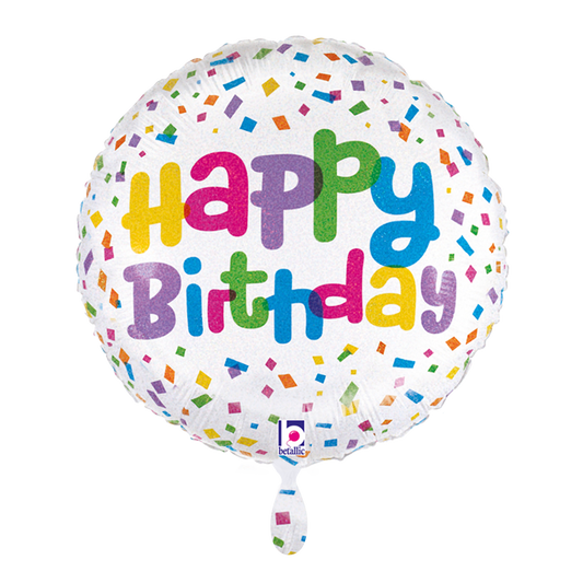 1 Ballon - Cue The Confetti Birthday