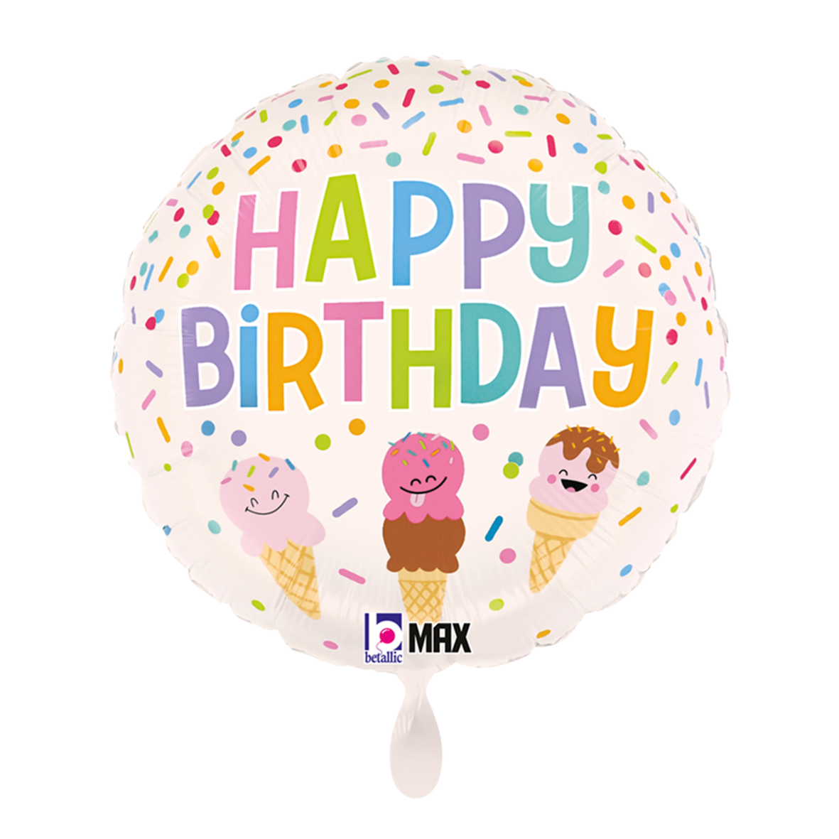 1 Ballon - Happy BDay ijshoorntje