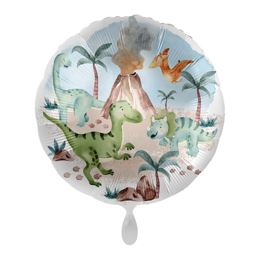 1 ballon - Grappige dino - UNI