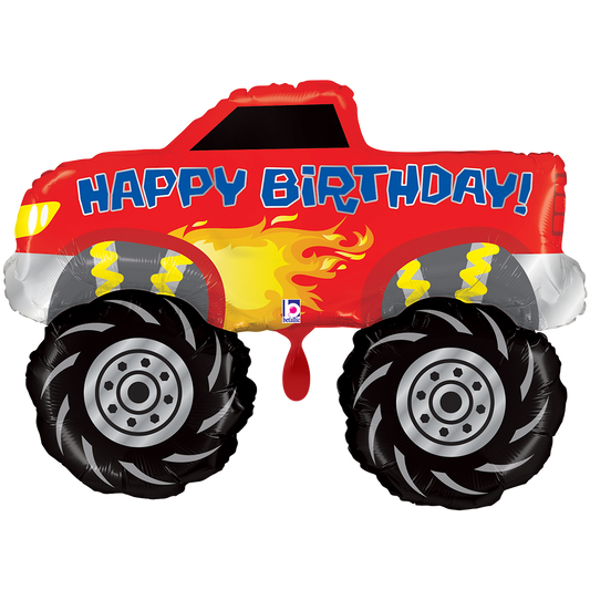 1 Ballon XXL - Monster Truck Verjaardag