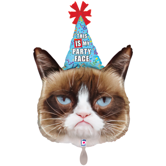 1 Ballon XXL - Grumpy Cat Party Face